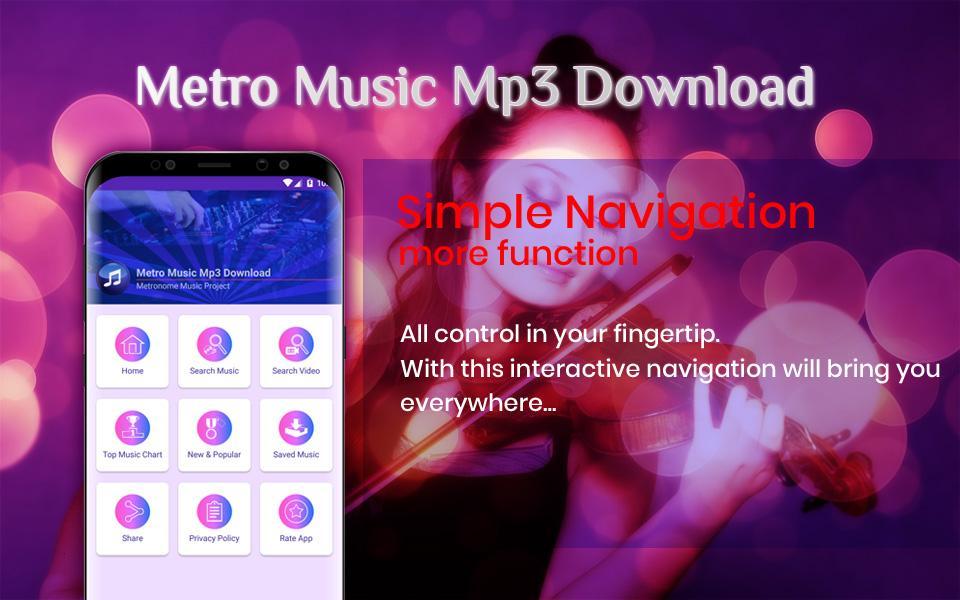 Metro Music Unlimited Free Mp3 Download Для Андроид - Скачать APK
