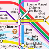 U-Bahn-Karte Paris (Offline)
