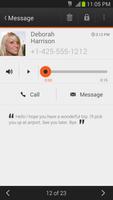 Visual Voicemail syot layar 1