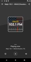 Majic 102.1 - KMJQ (Houston, T الملصق