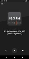 Rádio Continental FM 98.3 الملصق