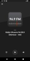 Rádio Difusora FM 96.9 الملصق
