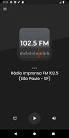 Rádio Imprensa FM 102.5 الملصق