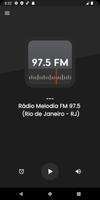 Rádio Melodia FM 97.5 الملصق