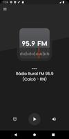 Rádio Rural FM 95.9 الملصق