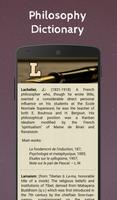 Philosophy Dictionary Plakat