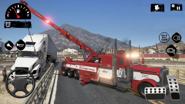Android 用の Tow Truck 21 Offroad 4x4 Hill Drive Sim Apk をダウンロード