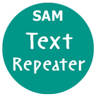 Sam Text Repeater Zeichen