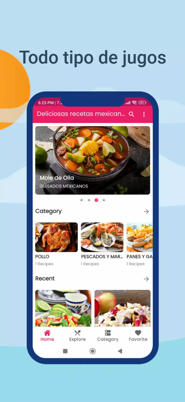 Descarga de APK de Deliciosas Recetas Mexicanas para Android