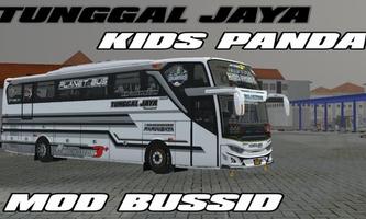 Mod Bus STJ Kids Panda Bussid Cartaz