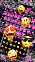 Pink Bow Diamond Luxury Keyboard Theme screenshot 2
