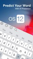 Phone x emoji keyboard os12 الملصق