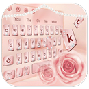 🏵 Rose Gold Drop Princess Keyboard APK