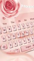 🏵 Rose Gold Drop Princess Keyboard poster