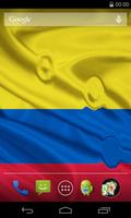Flag of Colombia 3D Wallpapers Affiche