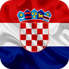 Flag of Croatia 3D Wallpapers icône
