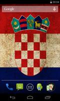 Flag of Croatia 3D Wallpapers syot layar 1