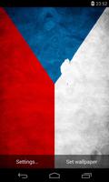 Flag of Czech Republic poster