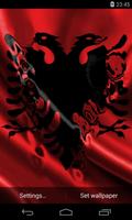 Flag of Albania Wallpapers پوسٹر