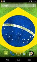 Flag of Brazil Live Wallpaper screenshot 1