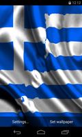 Flag of Greece Live Wallpapers poster