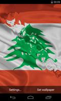 Flag of Lebanon Live Wallpaper Plakat