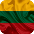 Flag of Lithuania 3D Wallpaper-icoon