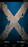 پوستر Flag of Scotland 3D Wallpaper