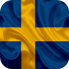 Flag of Sweden Live Wallpapers icône