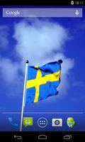 Flag of Sweden Live Wallpapers capture d'écran 1