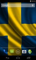 Flag of Sweden Live Wallpapers capture d'écran 3