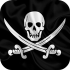 Flagge der Piraten Zeichen