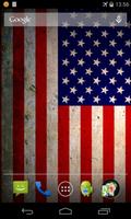 Flag of USA Live Wallpaper تصوير الشاشة 1