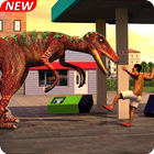 Hungry Dino in City-Dinosaur Police Hero Dino war icon