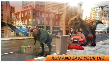 危険な恐竜の都市攻撃TRex Dinosaur Games スクリーンショット 3