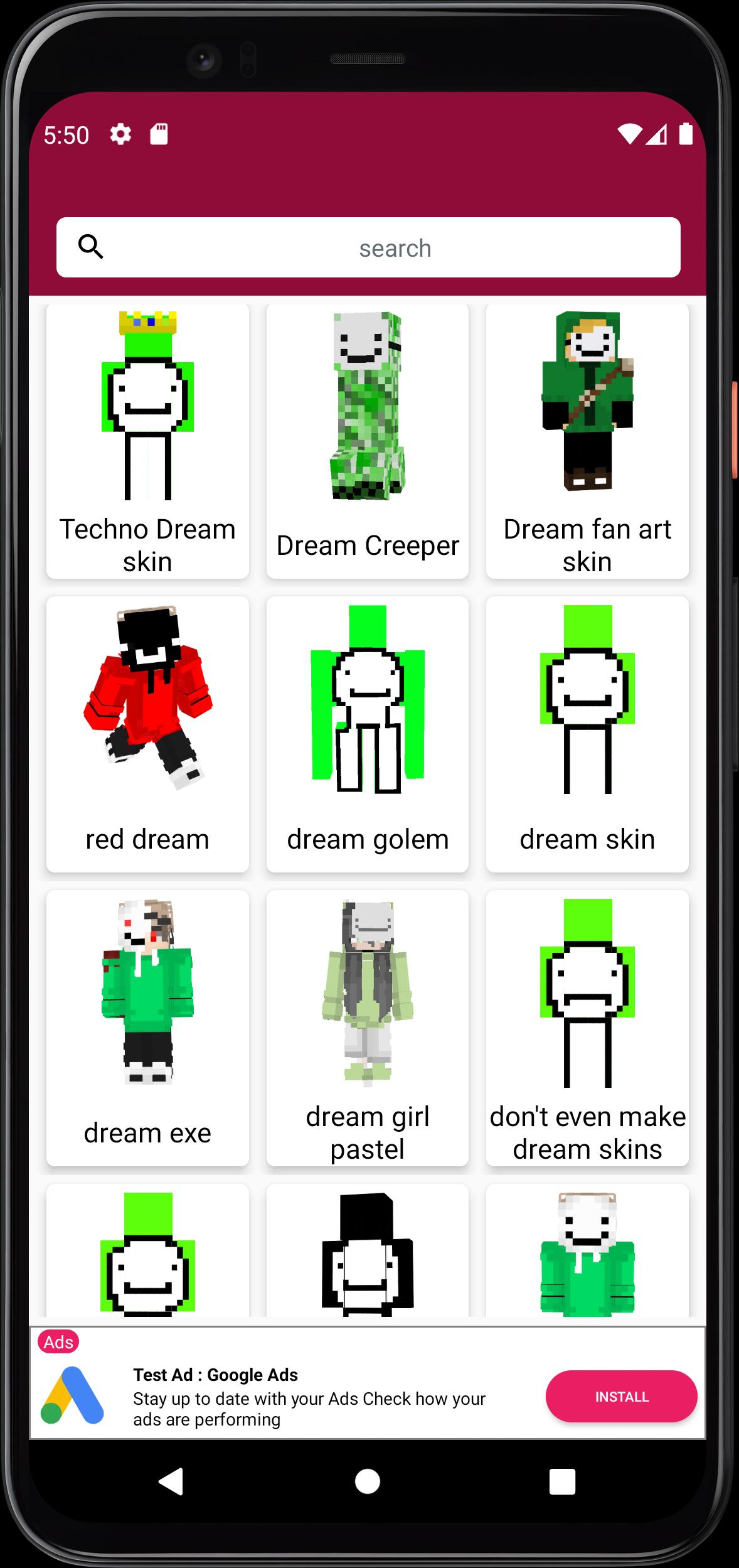 Dream+Geleia – Minecraft Skin