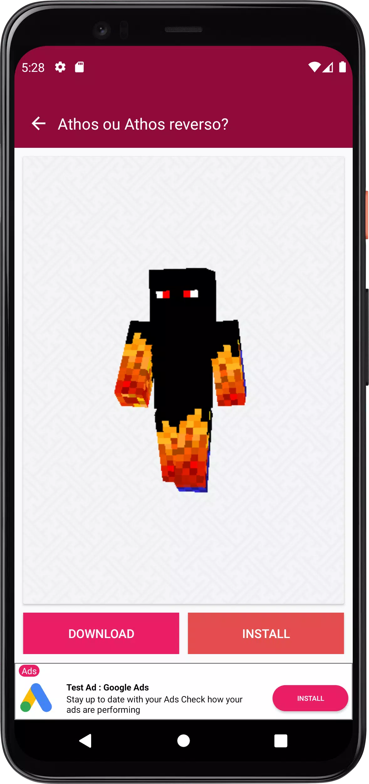 Geleia Reverso  Minecraft Skin