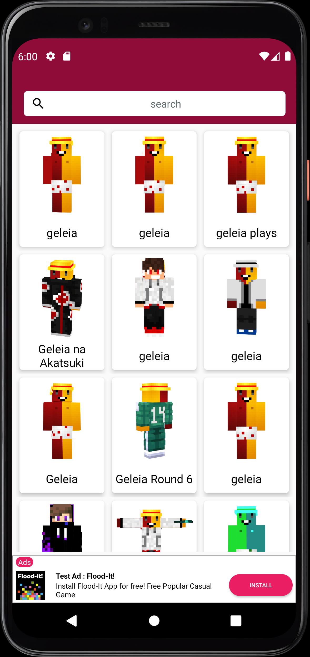 geleia plays  Minecraft Skin