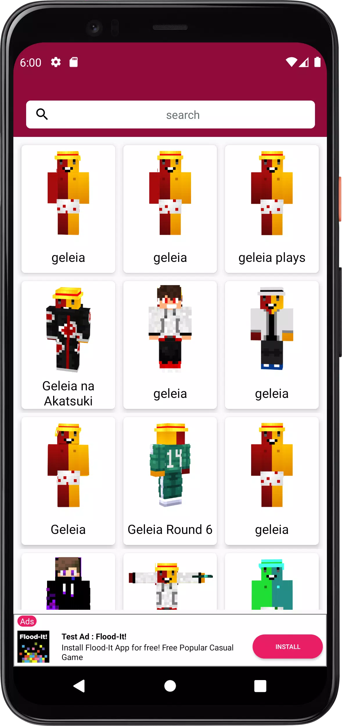 Android용 Skin do Geleia para Minecraft APK 다운로드