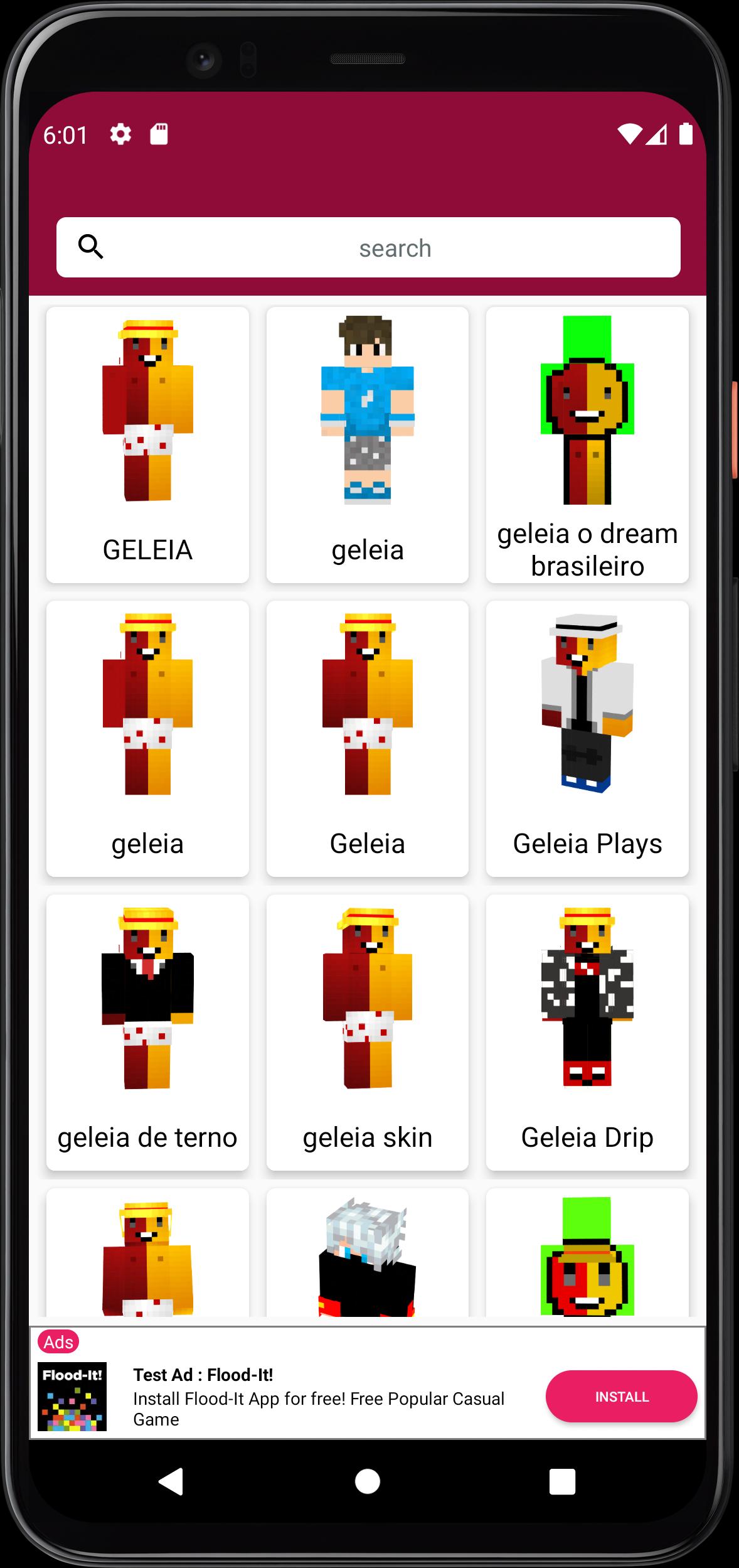 geleia plays  Minecraft Skin