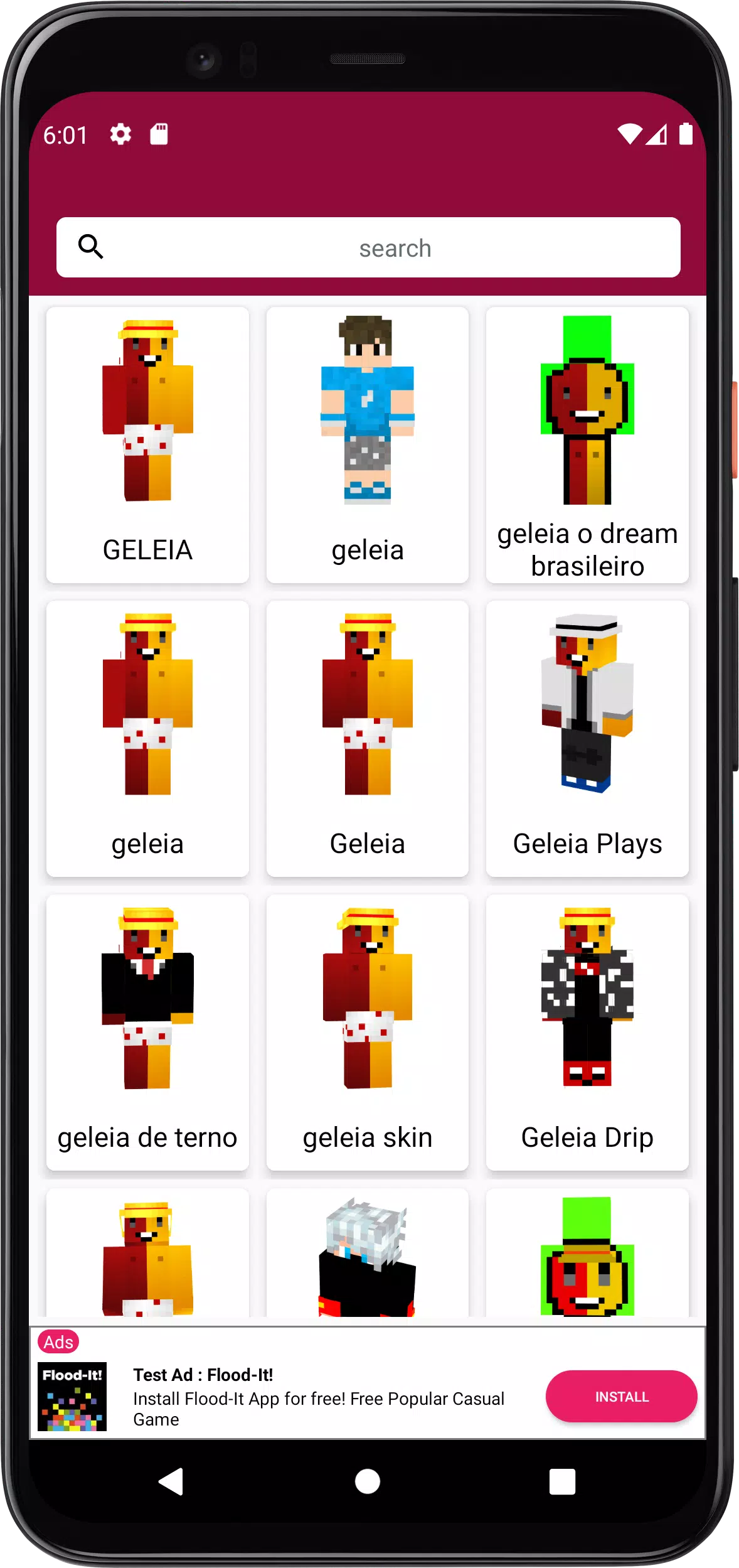 Download Skin Geleia for Minecraft on PC (Emulator) - LDPlayer