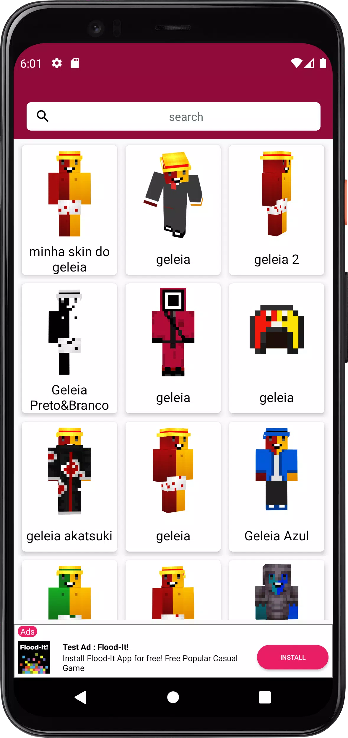 Android용 Skin do Geleia para Minecraft APK 다운로드