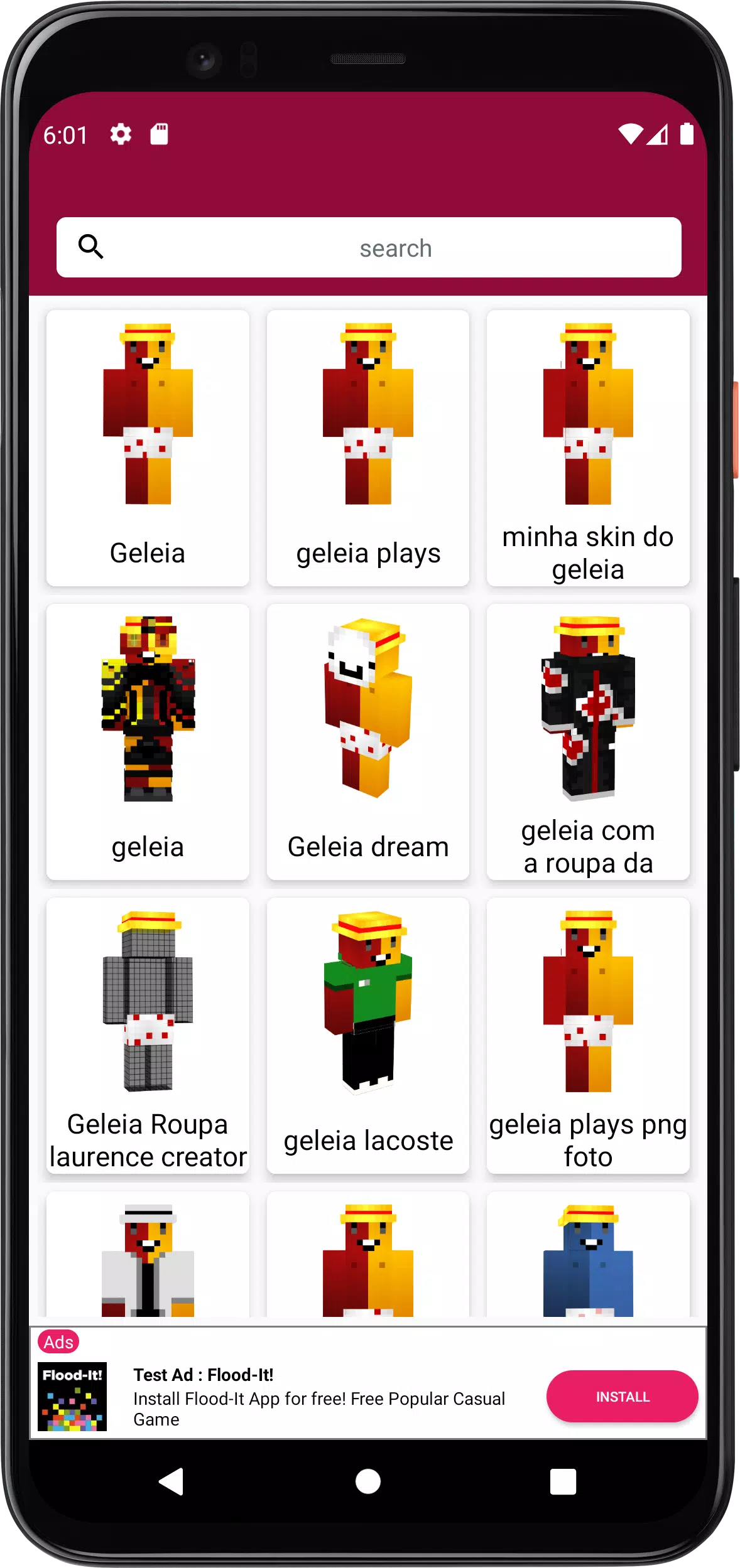 Geleia - Dream - Athos - Problams Minecraft Skin