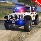 American Police Jeep Driving icon