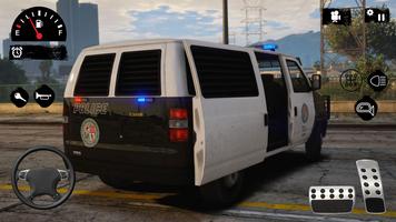 Police Van Crime Chase Game 3D screenshot 3