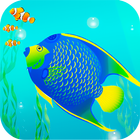 Angry Fish Attack Frenzy Fishing Kids Games icon