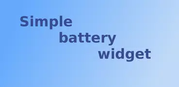 Simple Battery Widget