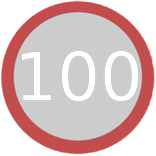 Simple Battery Widget Red