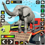Animal Cargo Truck Games icône