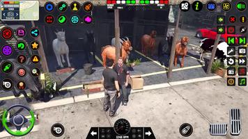 Cargo Animal Truck Driving 3D captura de pantalla 3